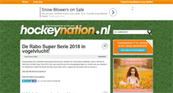 Desktop Screenshot of hockeynation.nl